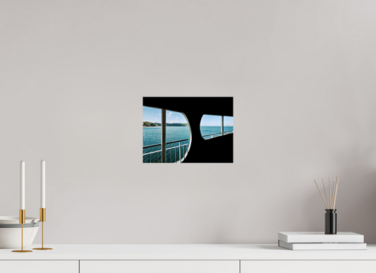 27,4 x 20 cm, Photo Print On Fuji Crystal DP II A ferry view - two window perspective