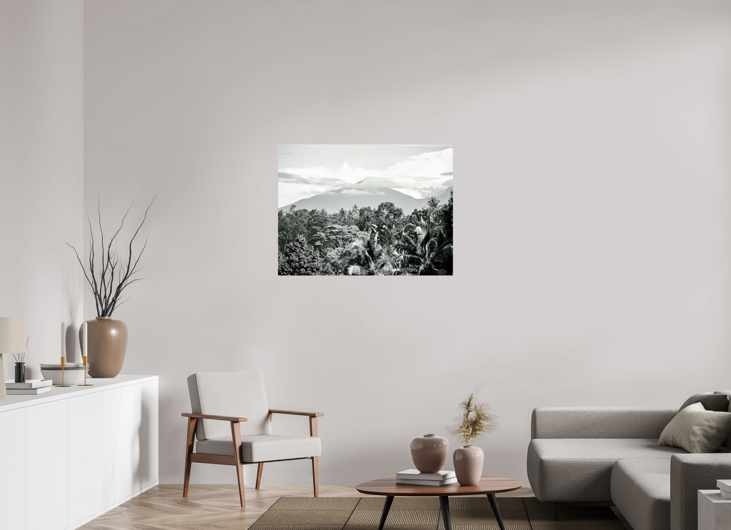 100 x 75 cm, Photo Print On Fuji Crystal DP II Mountain at back