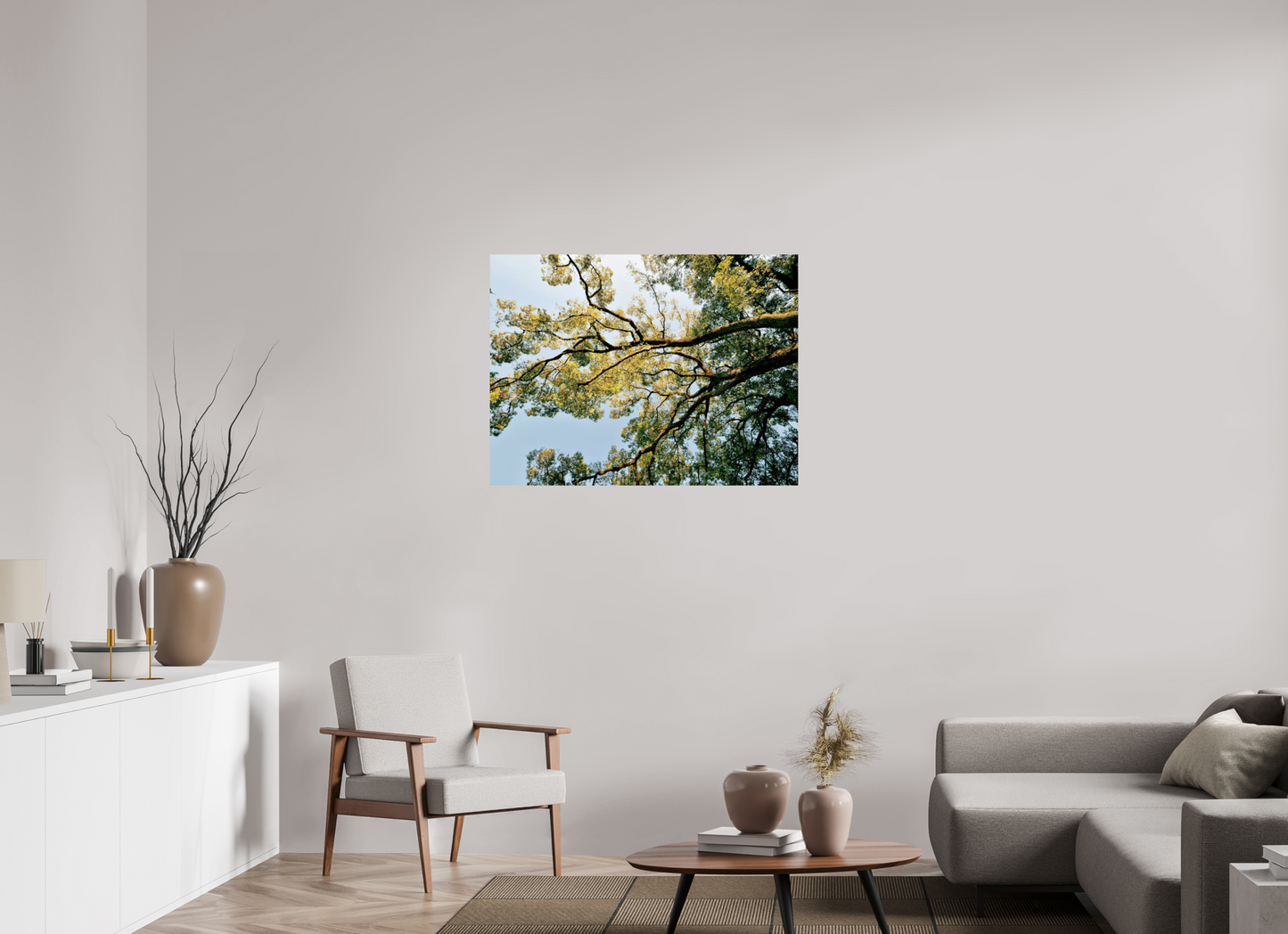 100 x 75 cm, Photo Print On Fuji Crystal DP II Big trees of Japan