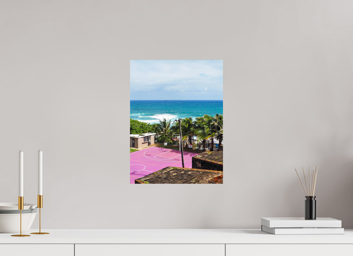 30 x 40 cm, Photo Print On Fuji Crystal DP II The pink court