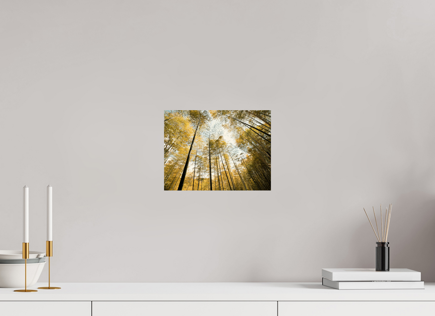 28 x 21 cm, Photo Print On Fuji Crystal DP II Yellow trees of Japan