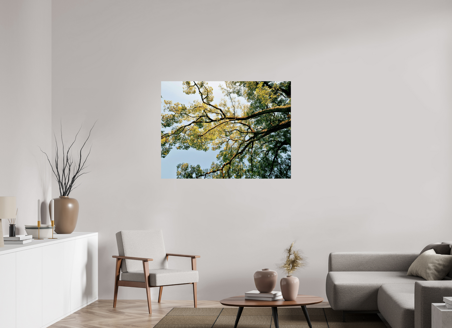 120 x 90 cm, Photo Print On Fuji Crystal DP II Big trees of Japan