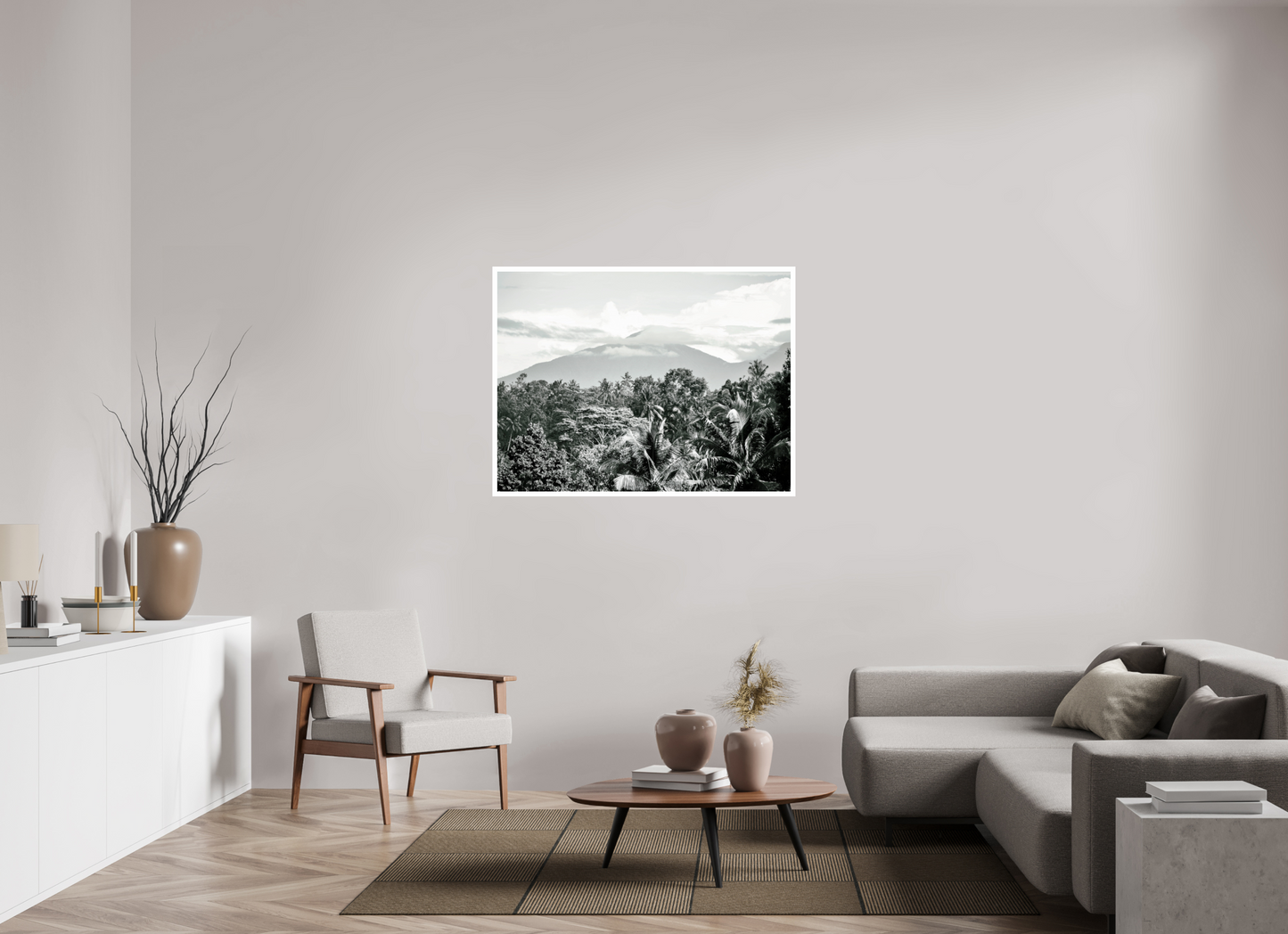 120 x 90 cm, Unframed Photo Print On Fuji Crystal DP II 2cm white border Mountain at back