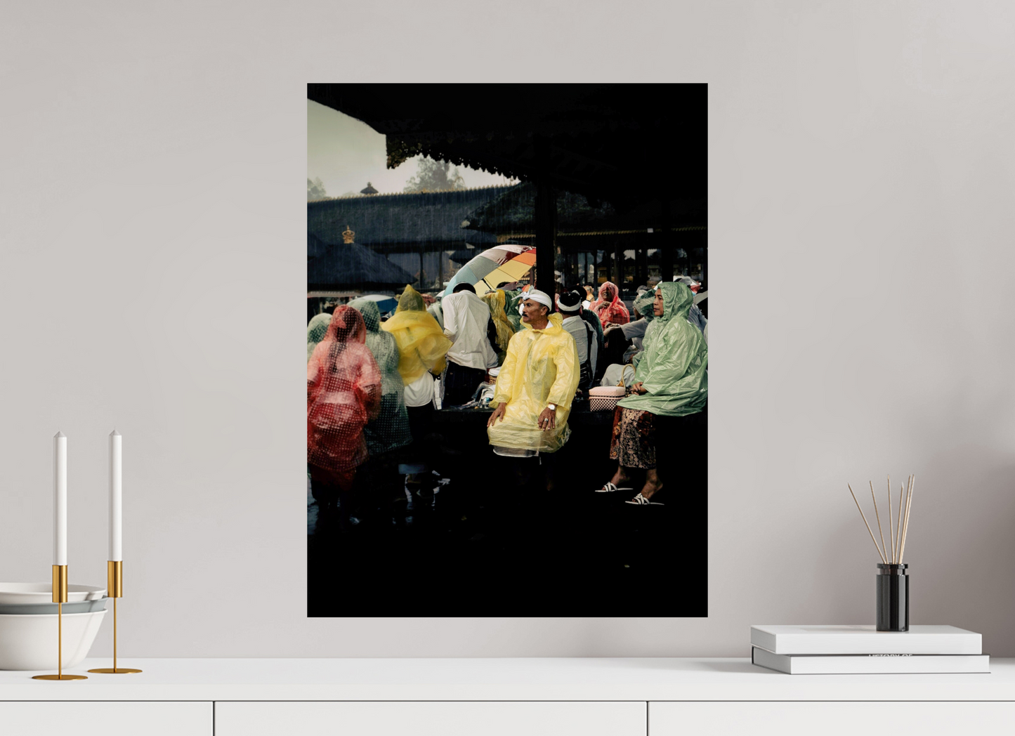 45 x 60 cm, Photo Print On Fuji Crystal DP II Sitting out the rain