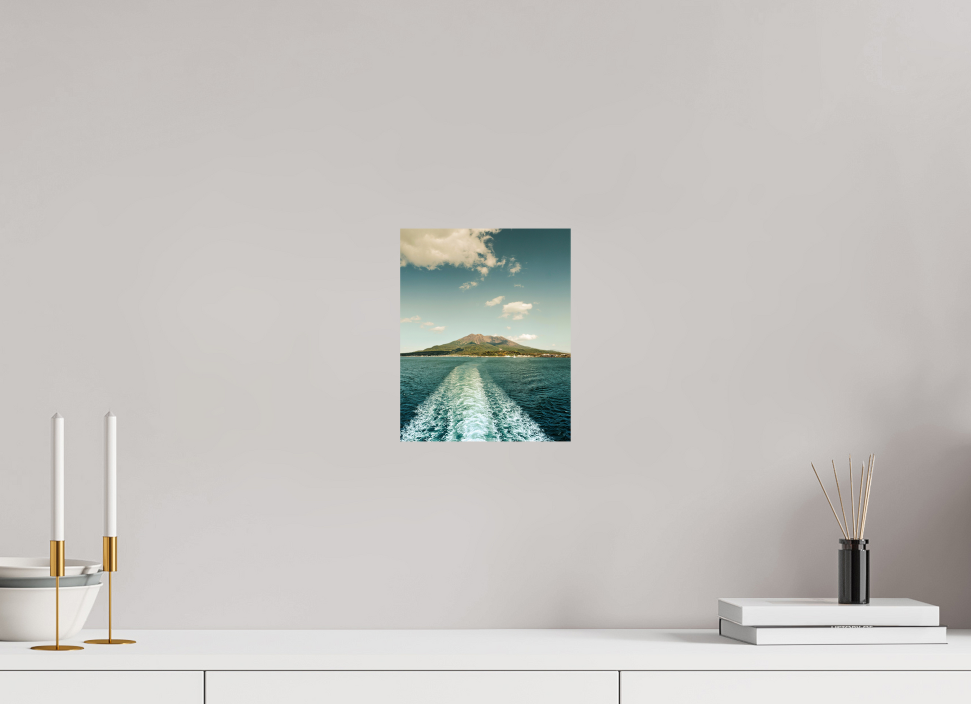 20 x 25 cm, Photo Print On Fuji Crystal DP II Back to Kagoshima