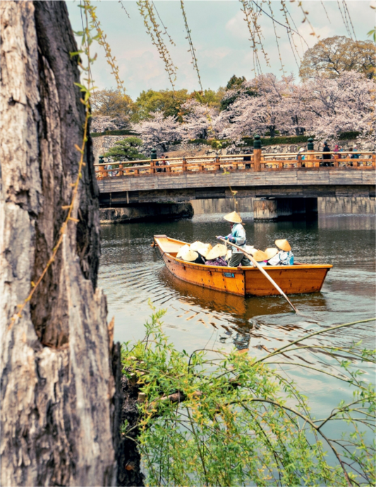 Main image A boat on Himeji river