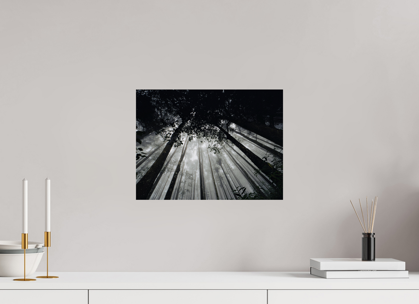 40 x 30 cm, Photo Print On Fuji Crystal DP II The morning forest