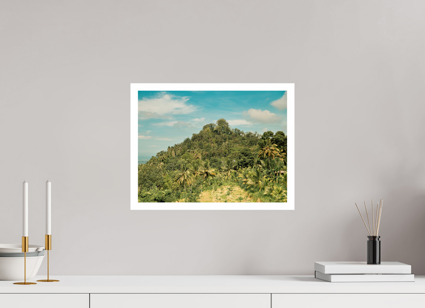 40 x 30 cm, Unframed Photo Print On Fuji Crystal DP II 2cm white border Tropical Bali