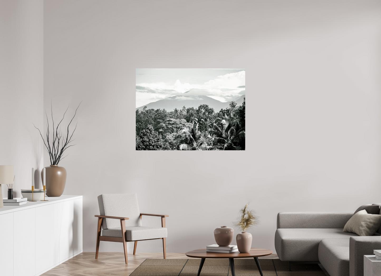 120 x 90 cm, Photo Print On Fuji Crystal DP II Mountain at back