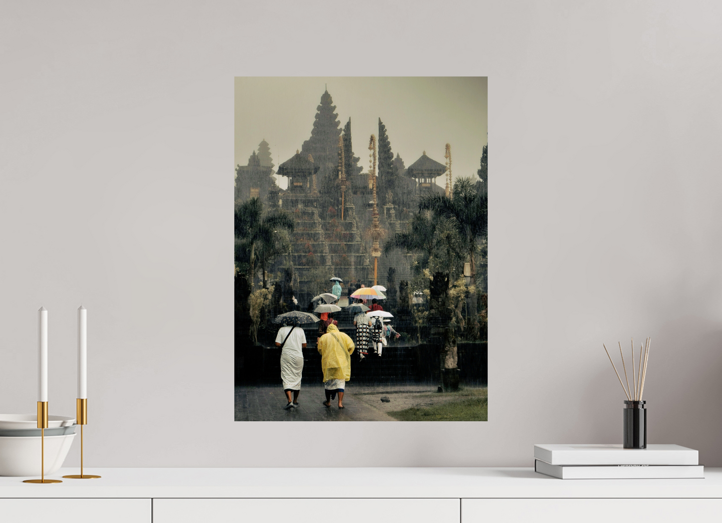 40 x 54,5 cm, Photo Print On Fuji Crystal DP II Walking to ceremony