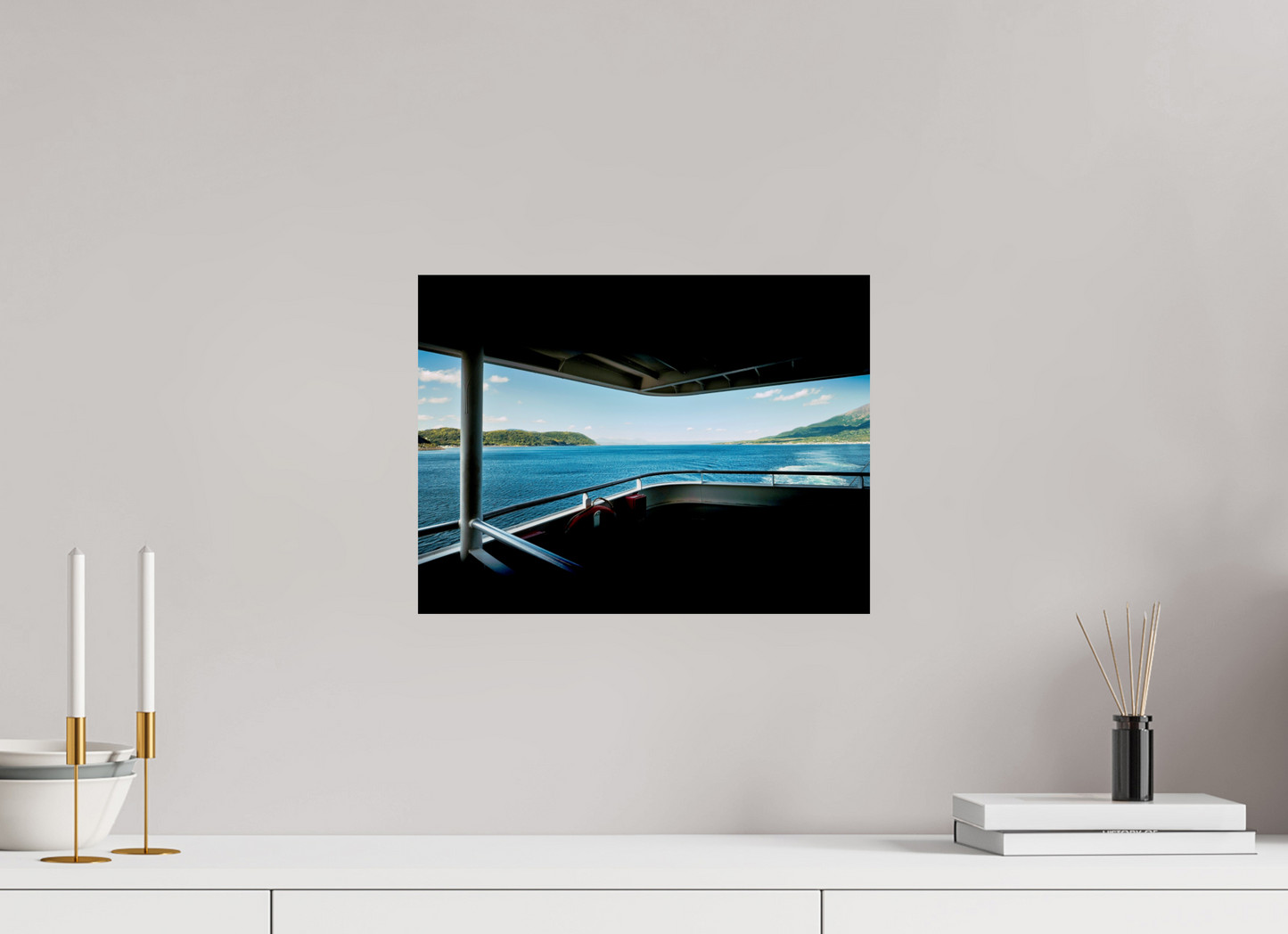 40 x 30 cm, Photo Print On Fuji Crystal DP II From the ferry