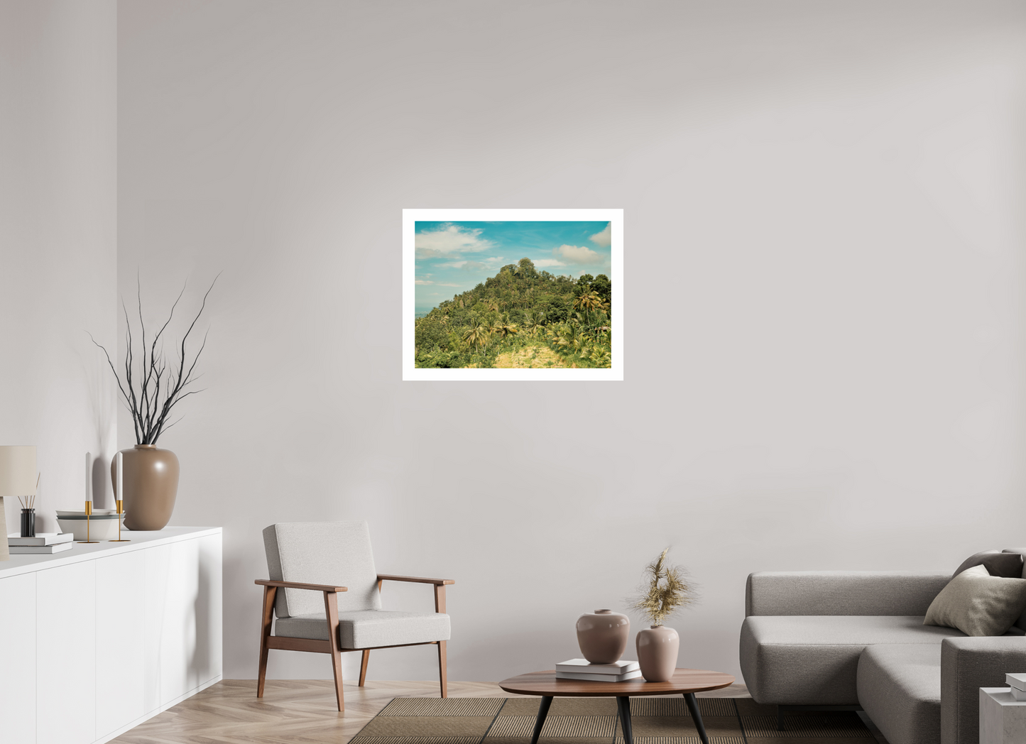 80 x 60 cm, Unframed Photo Print On Fuji Crystal DP II 5cm white border Tropical Bali