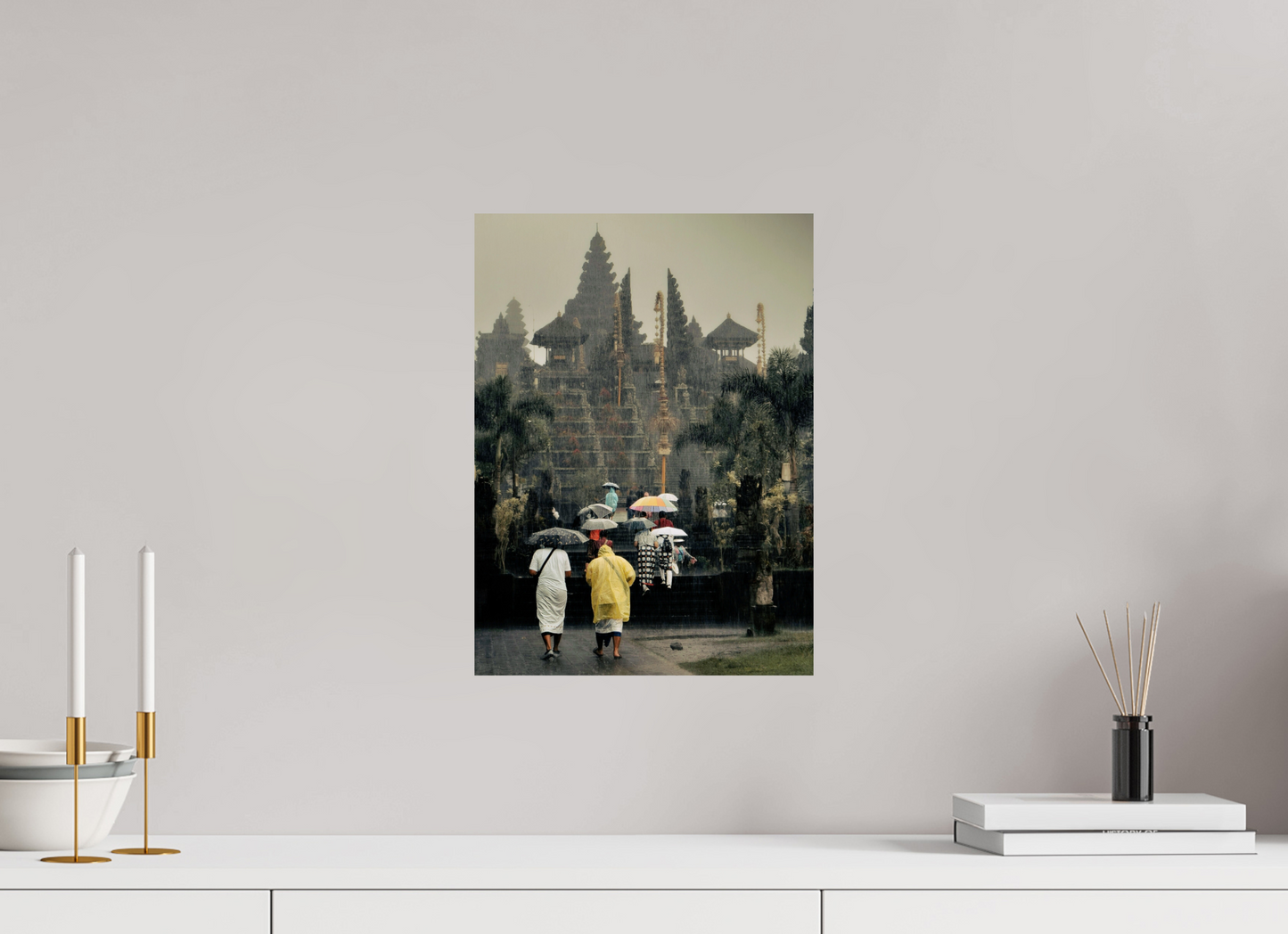 30 x 40,9 cm, Photo Print On Fuji Crystal DP II Walking to ceremony