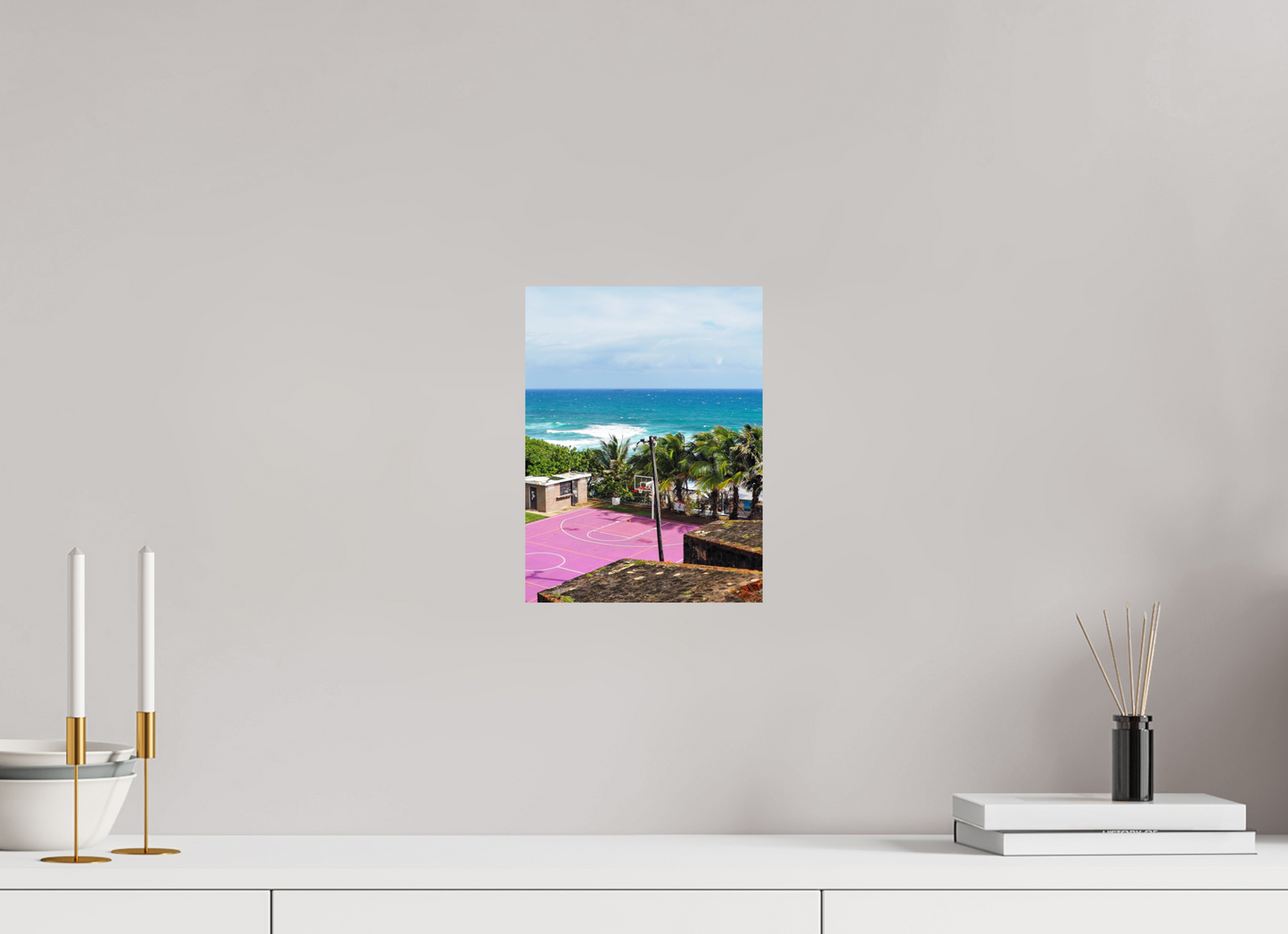 21 x 28 cm, Photo Print On Fuji Crystal DP II The pink court