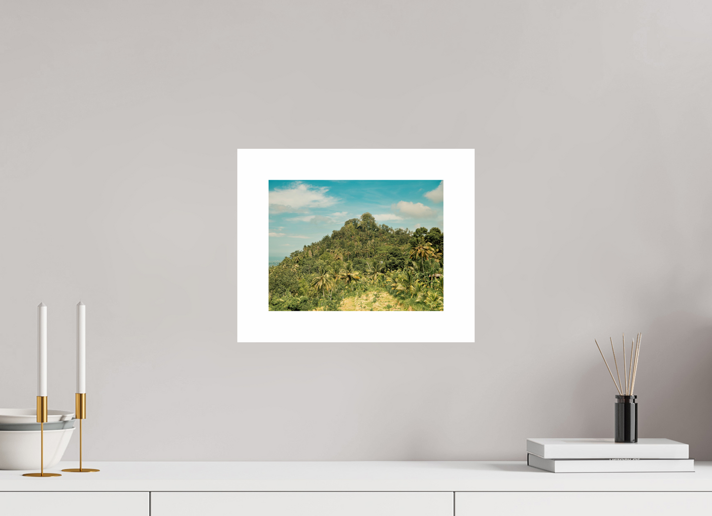 28 x 21 cm, Unframed Photo Print On Fuji Crystal DP II 5cm white border Tropical Bali