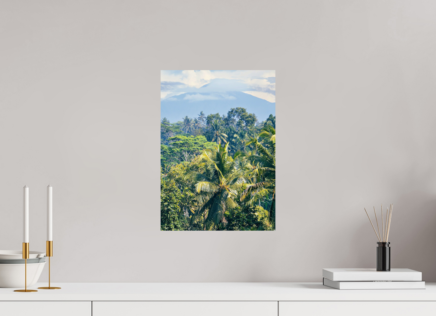 30 x 42 cm, Photo Print On Fuji Crystal DP II Tropical mountain
