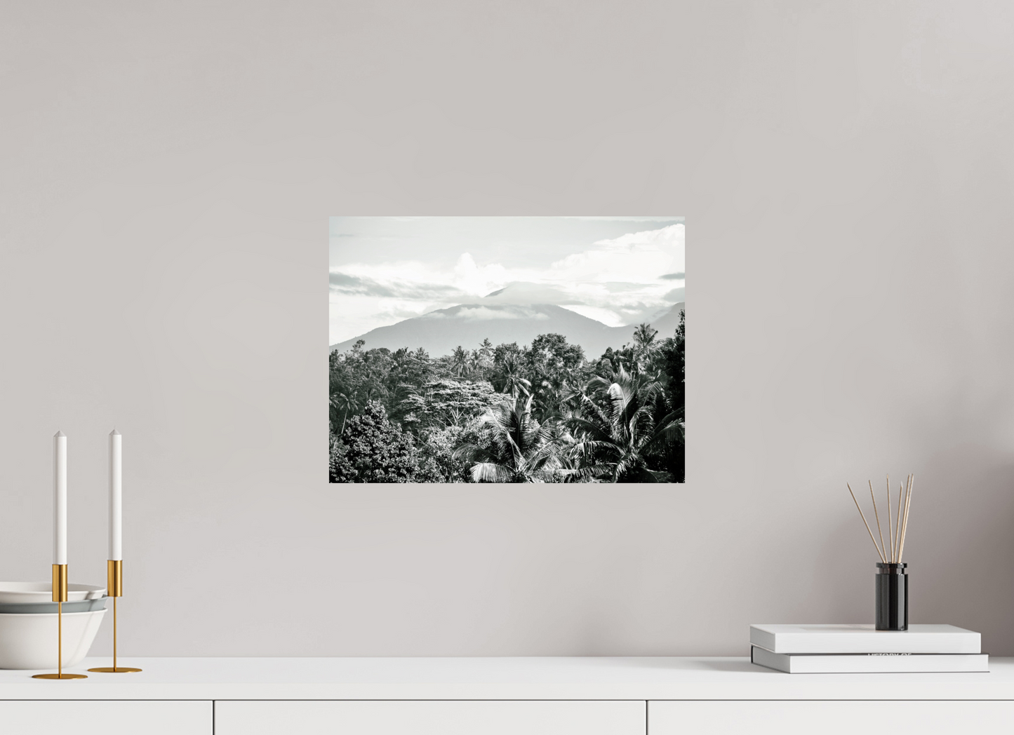 40 x 30 cm, Photo Print On Fuji Crystal DP II Mountain at back
